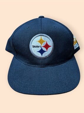 Vintage Pittsburgh Steelers 1990s Sports Specialties SnapBack Hat Black Vtg 90s